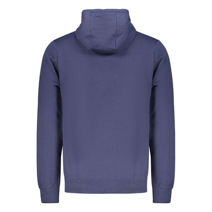 Blue Cotton Men's Hoodie