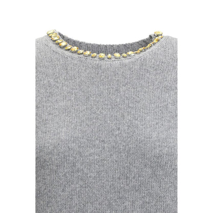 Gray Cashmere Sweater