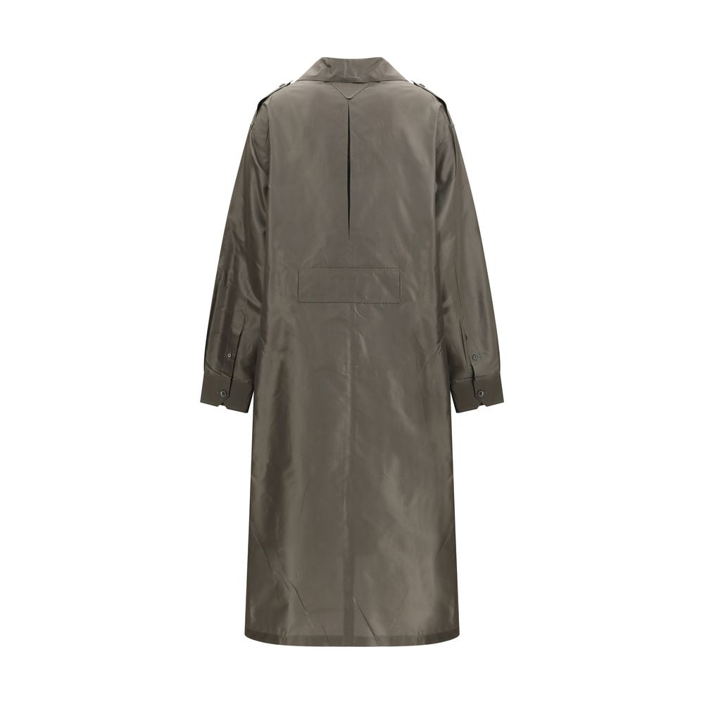 Bicolor Silk Casual Dress