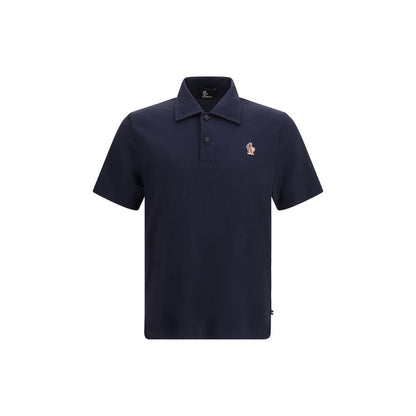 Blue Polyamide Polo Shirt