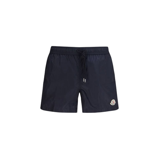 Blue Polyamide Short And Mini Shorts