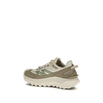 Beige Polyamide Athletic Sneakers