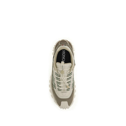 Beige Polyamide Athletic Sneakers