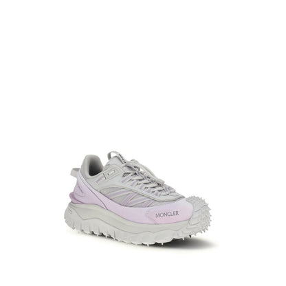 Purple Polyamide Athletic Sneakers