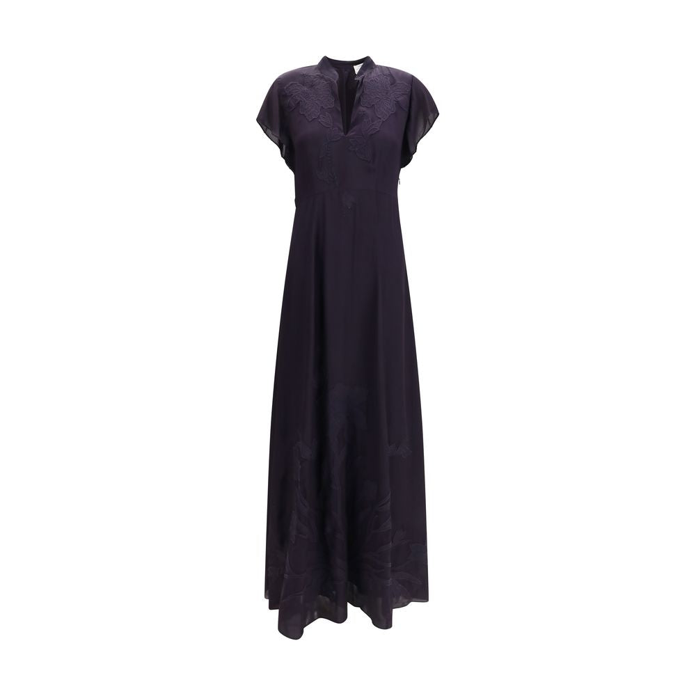 Black Viscose Casual Dress