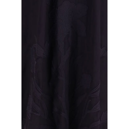 Black Viscose Casual Dress