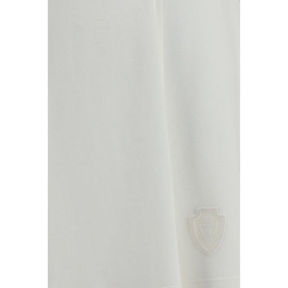 White Cotton Mini Skirt