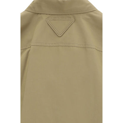 Beige Cotton Shirt