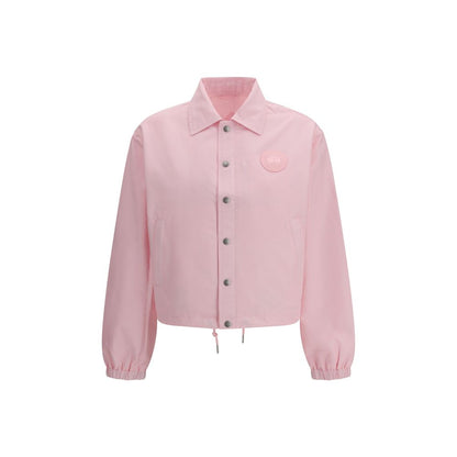 Multicolor Recycled Polyamide Full-Length Jacket