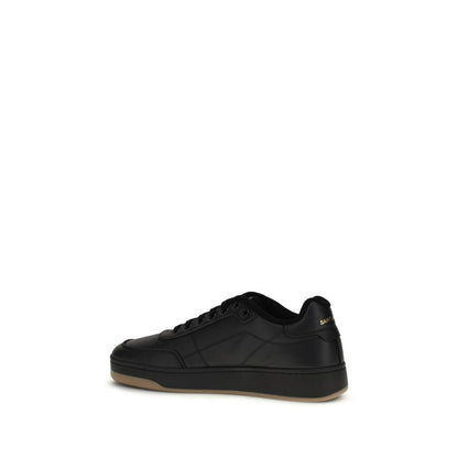 Black Calf Leather Bos Taurus Low Top Sneakers