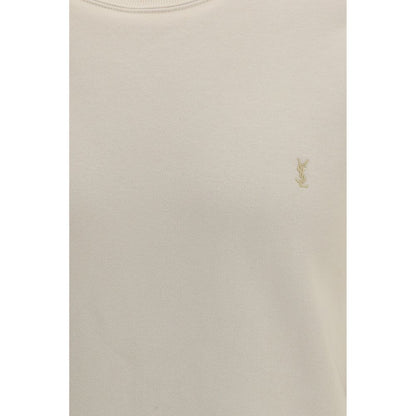 Beige Cotton Sweatshirt