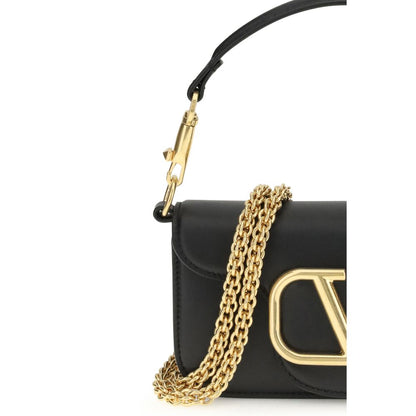 Black Calf Leather Bos Taurus Shoulder Bag