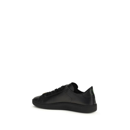 Black Calf Leather Bos Taurus Sneakers