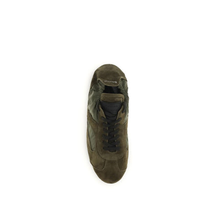 Bicolor Calf Leather Bos Taurus Low Top Sneakers
