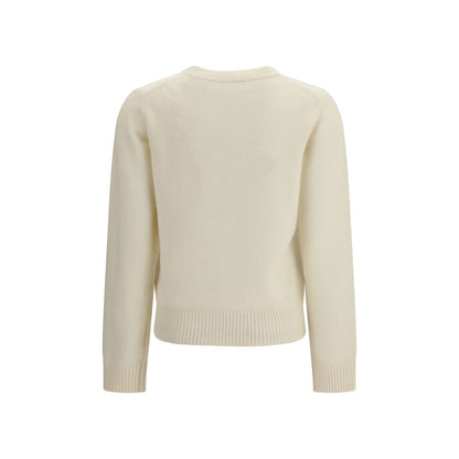 Beige Merino Wool Sweatshirt