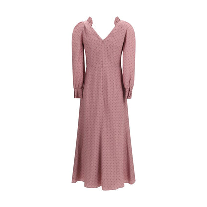 Multicolor Silk Casual Dress