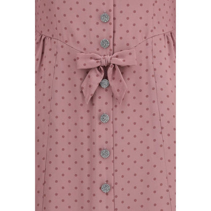 Multicolor Silk Casual Dress
