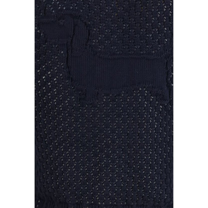 Blue Cotton Cardigan