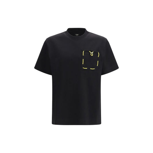 Black Cotton T-Shirt