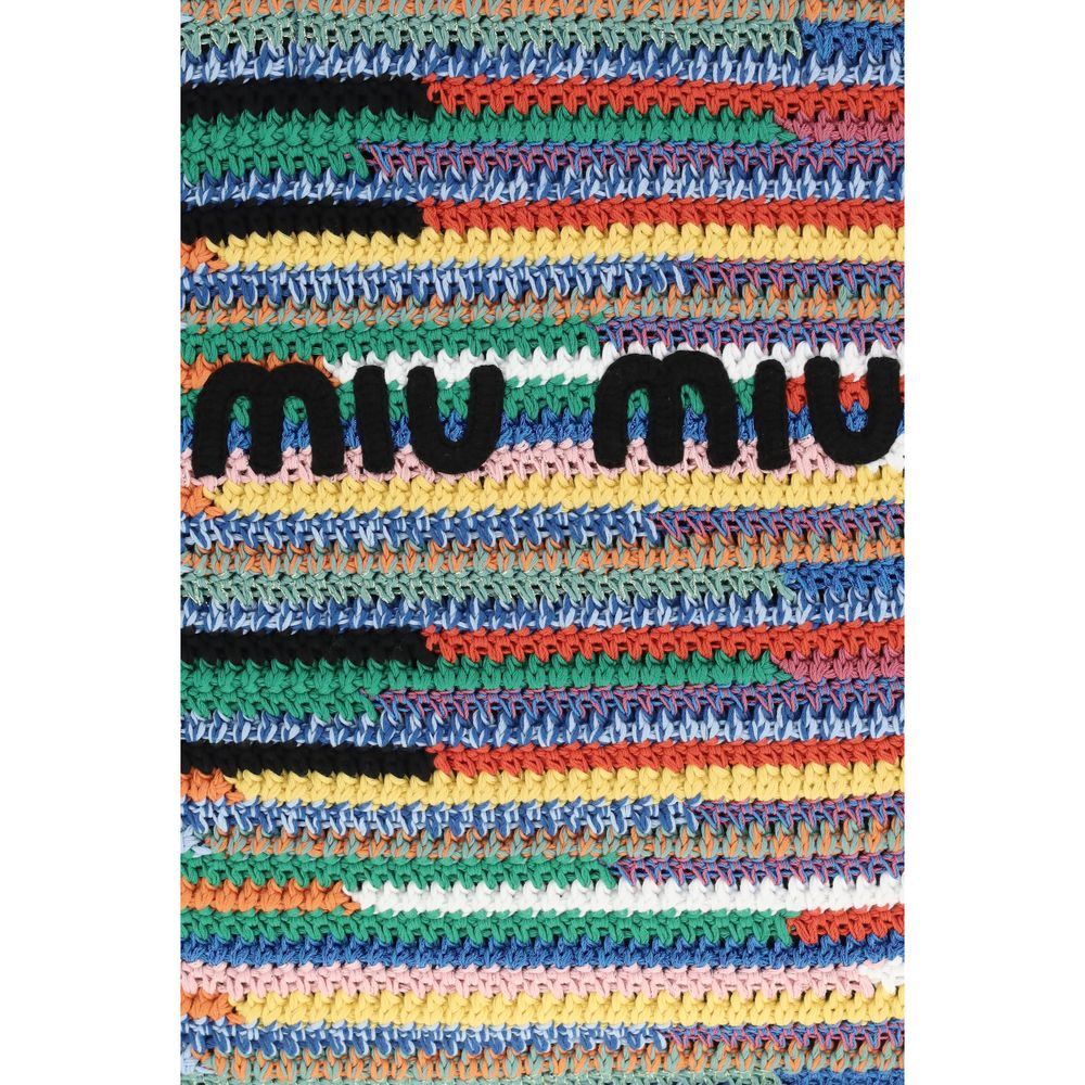Multicolor Cotton Shoulder Bag