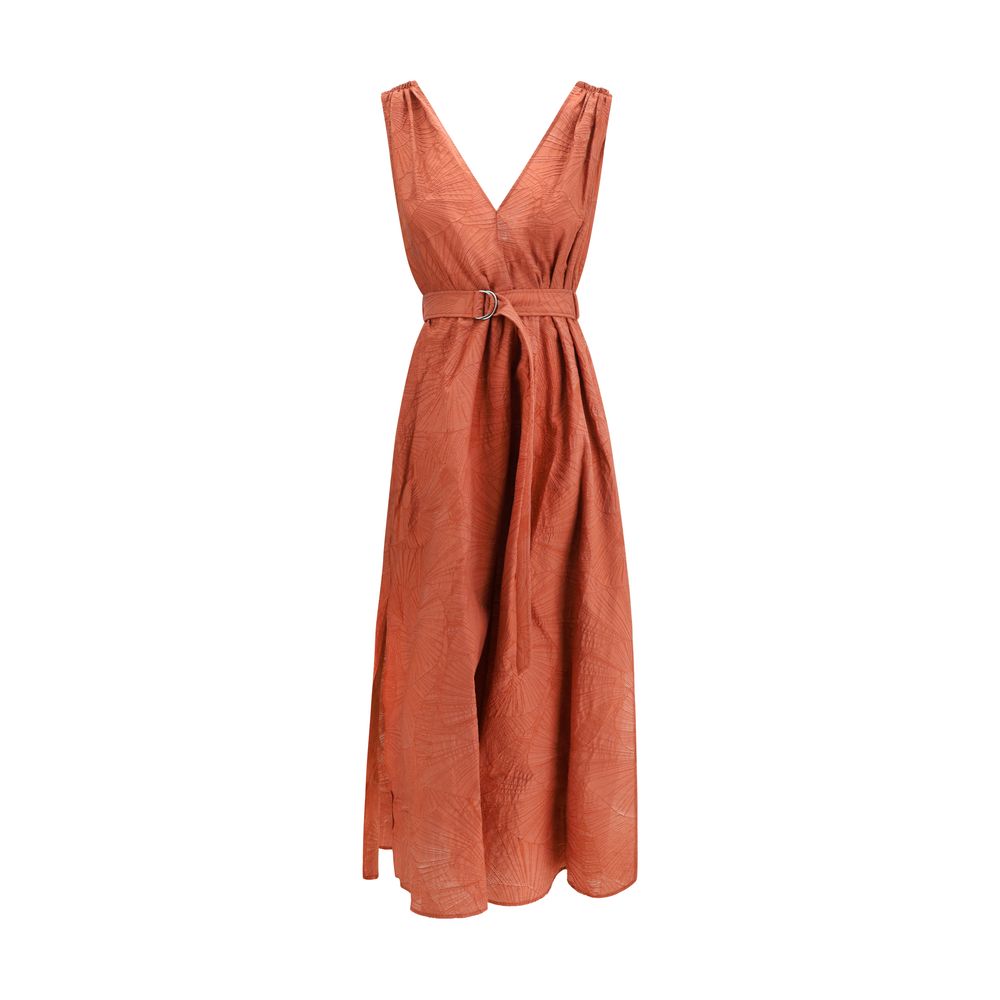 Multicolor Cotton Casual Dress