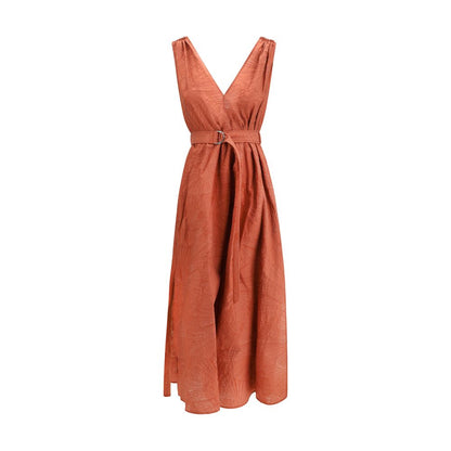 Multicolor Cotton Casual Dress