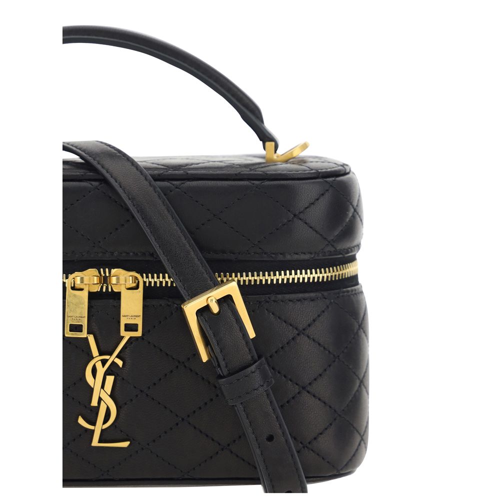 Black Calf Leather Bos Taurus Handbag