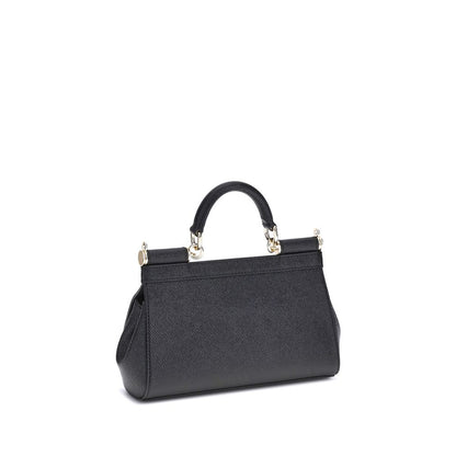 Black Calf Leather Bos Taurus Handbag