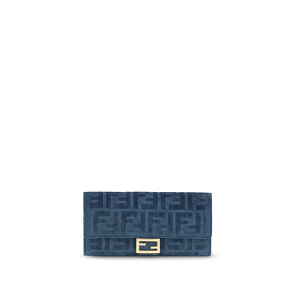 Blue Cotton Wallet