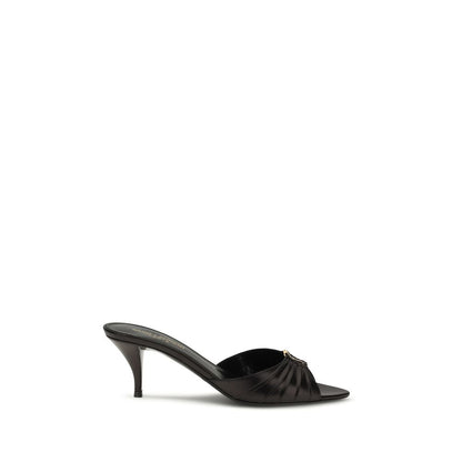 Black Calf Leather Bos Taurus High Heel Pumps