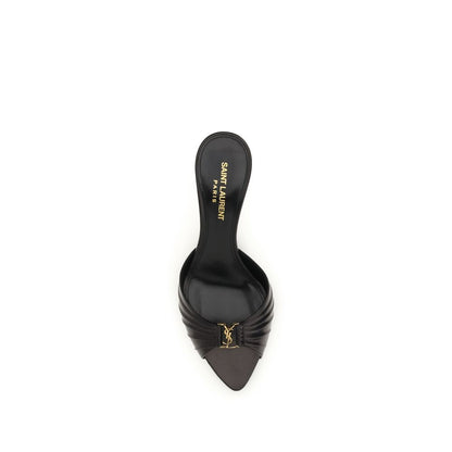 Black Calf Leather Bos Taurus High Heel Pumps