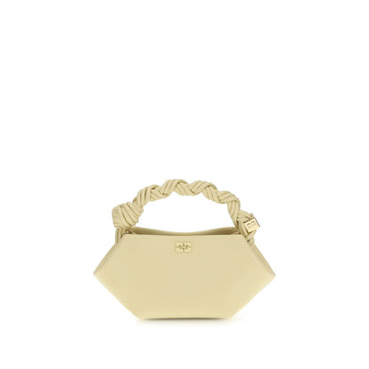 Bicolor Recycled Leather Shoulder Bag