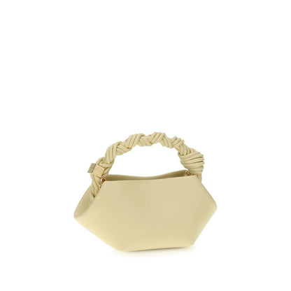 Bicolor Recycled Leather Shoulder Bag