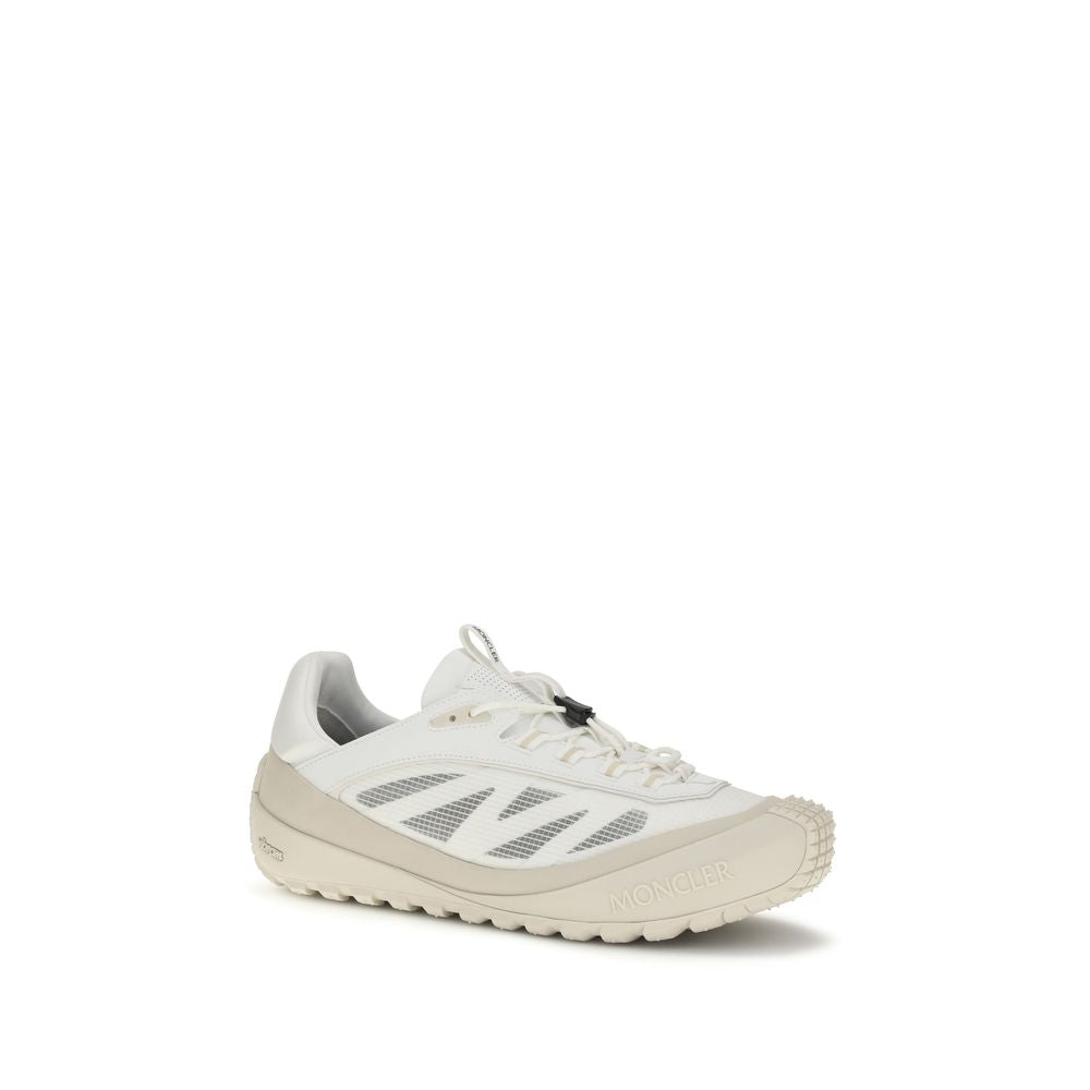 White Polyamide Athletic Sneakers