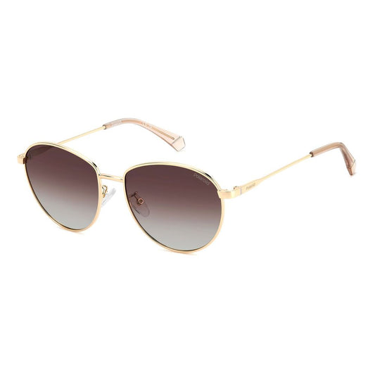 Gold Stainless Steel Sunglasses
