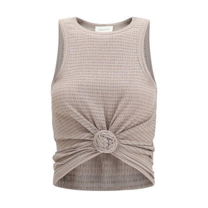 Beige Lyocell T-Shirt