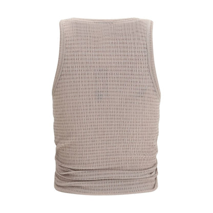 Beige Lyocell T-Shirt
