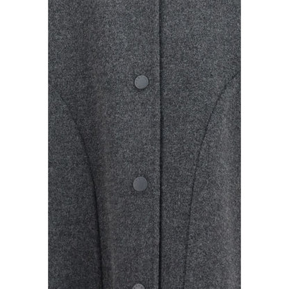 Gray Nylon Coat