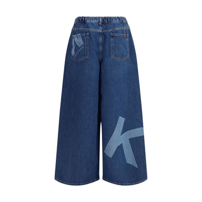 Blue Cotton Jeans Denim
