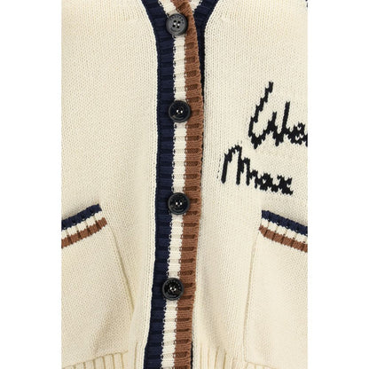 Beige Cotton Cardigan