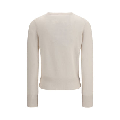 Beige Cashmere Cardigan