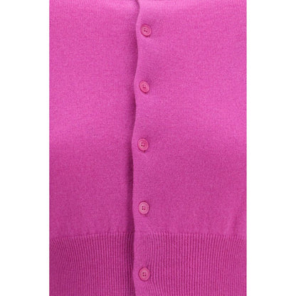 Purple Cashmere Cardigan