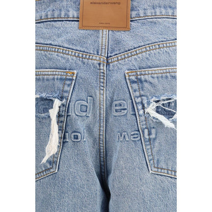 Blue Cotton Relaxed Fit Jeans