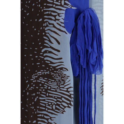 Multicolor Silk Casual Dress