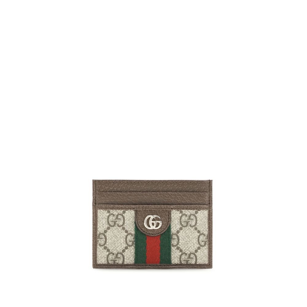 Brown Fabric Cardholder