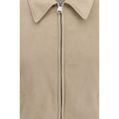 Beige Lamb Ovis Aries Aries Bomber