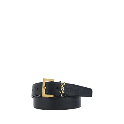 Black Calf Leather Bos Taurus Regular Belt