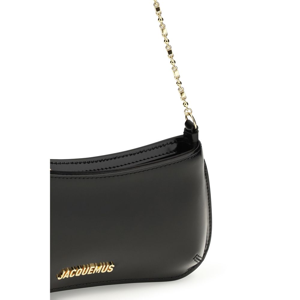 Black Calf Leather Bos Taurus Shoulder Bag