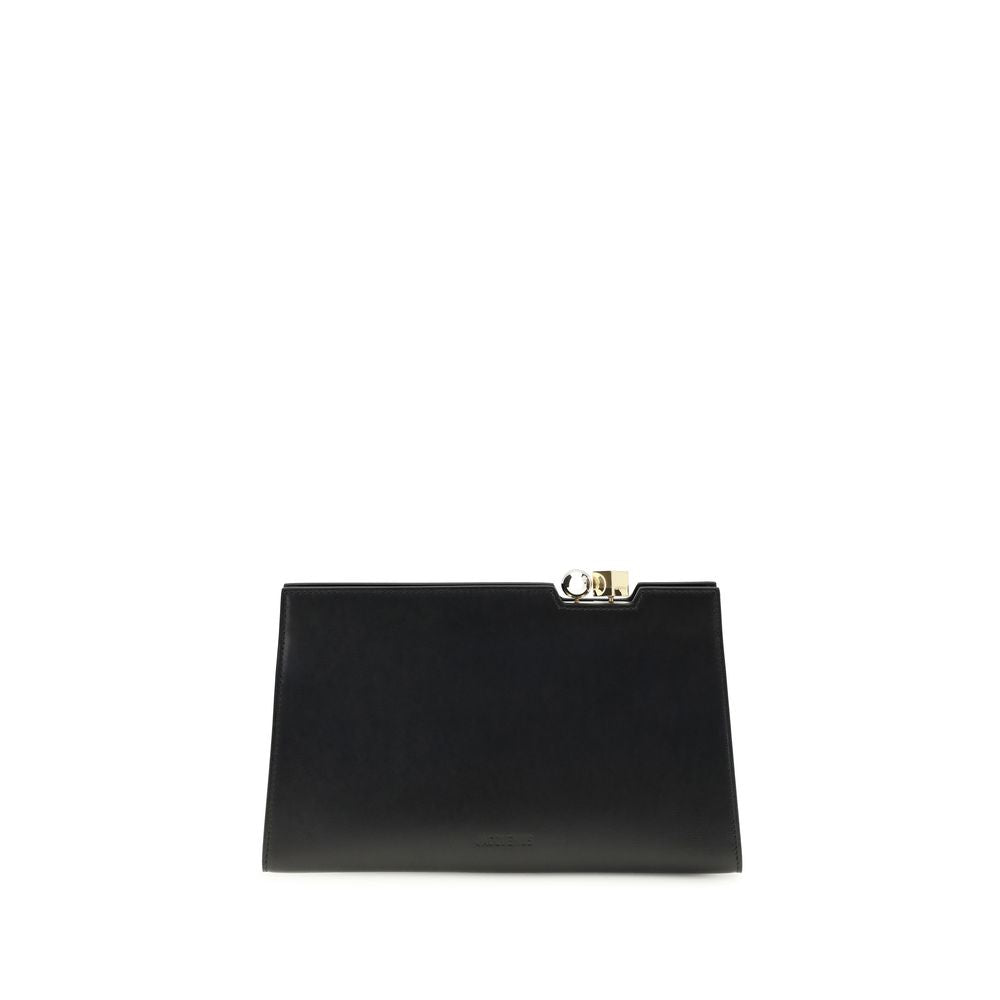 Black Calf Leather Bos Taurus Shoulder Bag