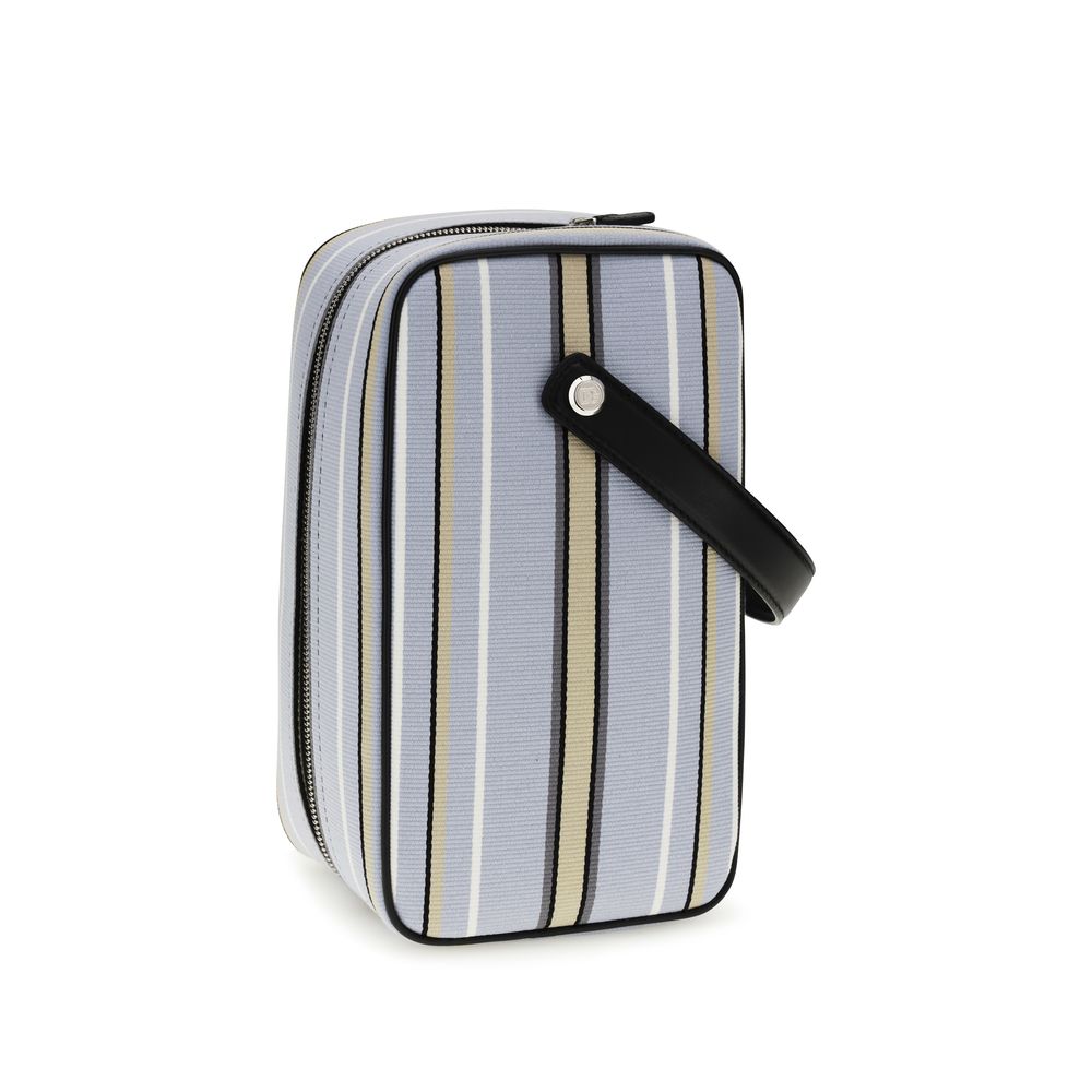 Blue Cotton Handbag